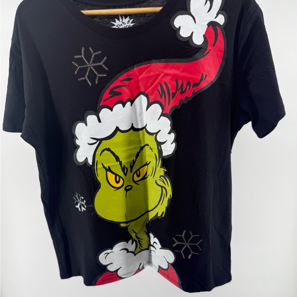 The Grinch Black T-Shirt Adult Small New